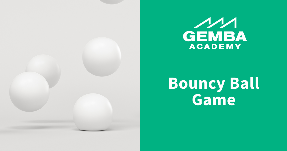 Bouncy Ball Game Gemba Academy
